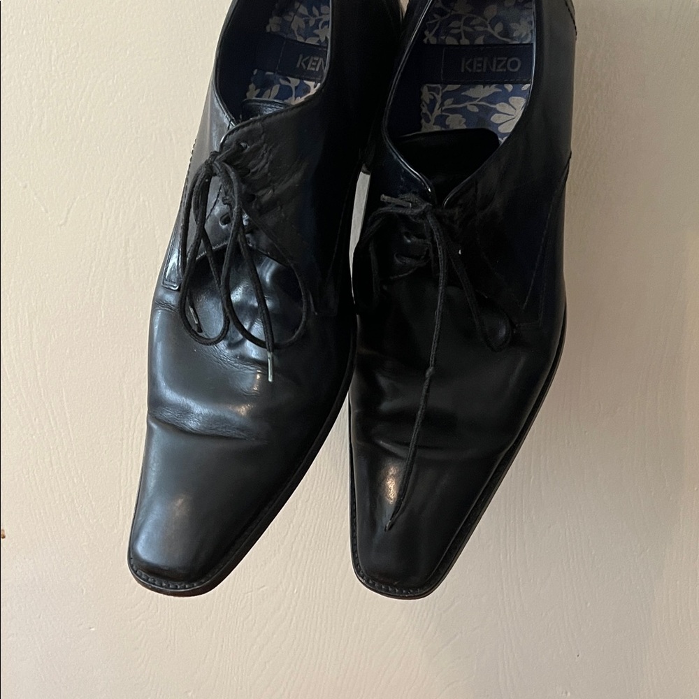 Kenzo size 10.5 Black Men’s Leather Dress Shoe